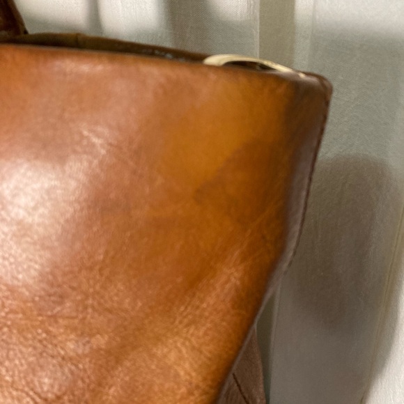 Tory Burch Large  Dena Tan Leather Tote bag - Picture 4 of 11